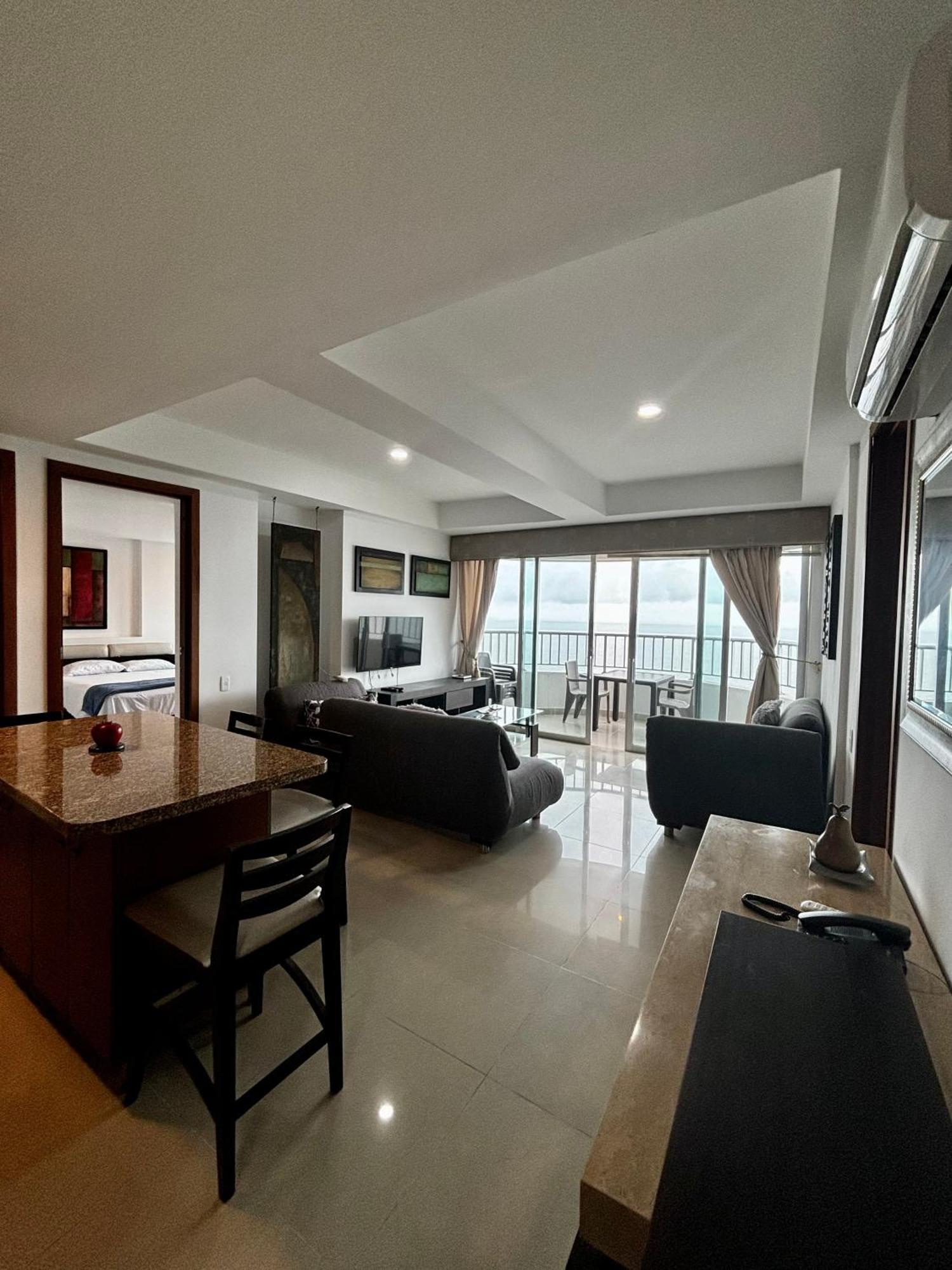 Paraiso En Bocagrande Con Vista Al Mar Cartagena  Exterior foto